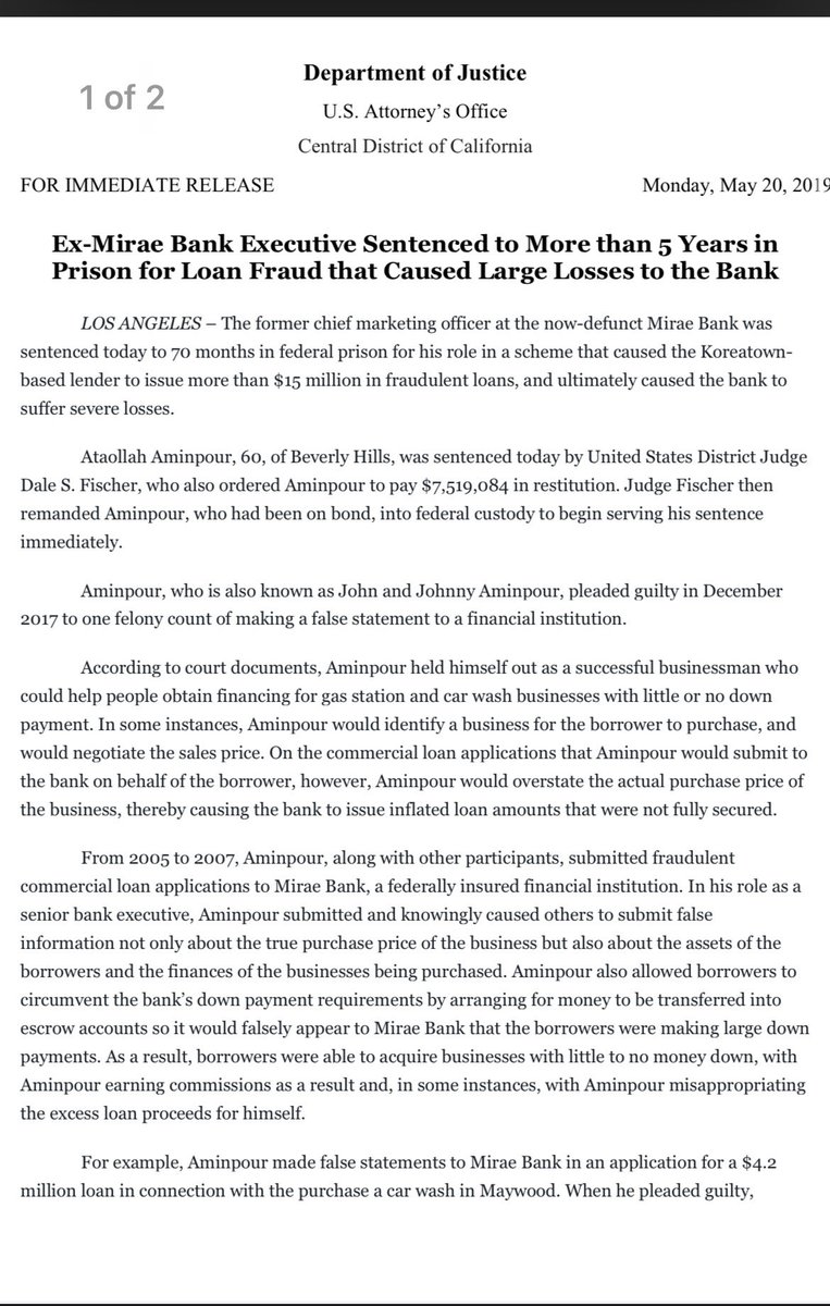 PaliNewsNetwork's tweet photo. Ladies &amp; Gentlemen meet Atoallah Aminpour, Persian Thug Felon who was previously sentenced to 5 years in prison for loan fraud

He is still living lavish in Beverly Hills despite being a leech to American society 

#DEPORT https://t.co/7B4G3aJ2aO