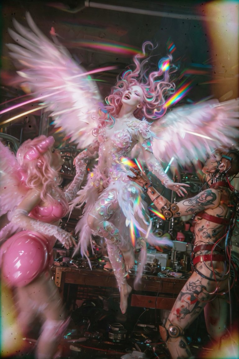be4con's tweet photo. #HE4VEN
angelic creatures 🪽🫀
#digitalart #angelcore #nftart https://t.co/ItSTXlb5Vr