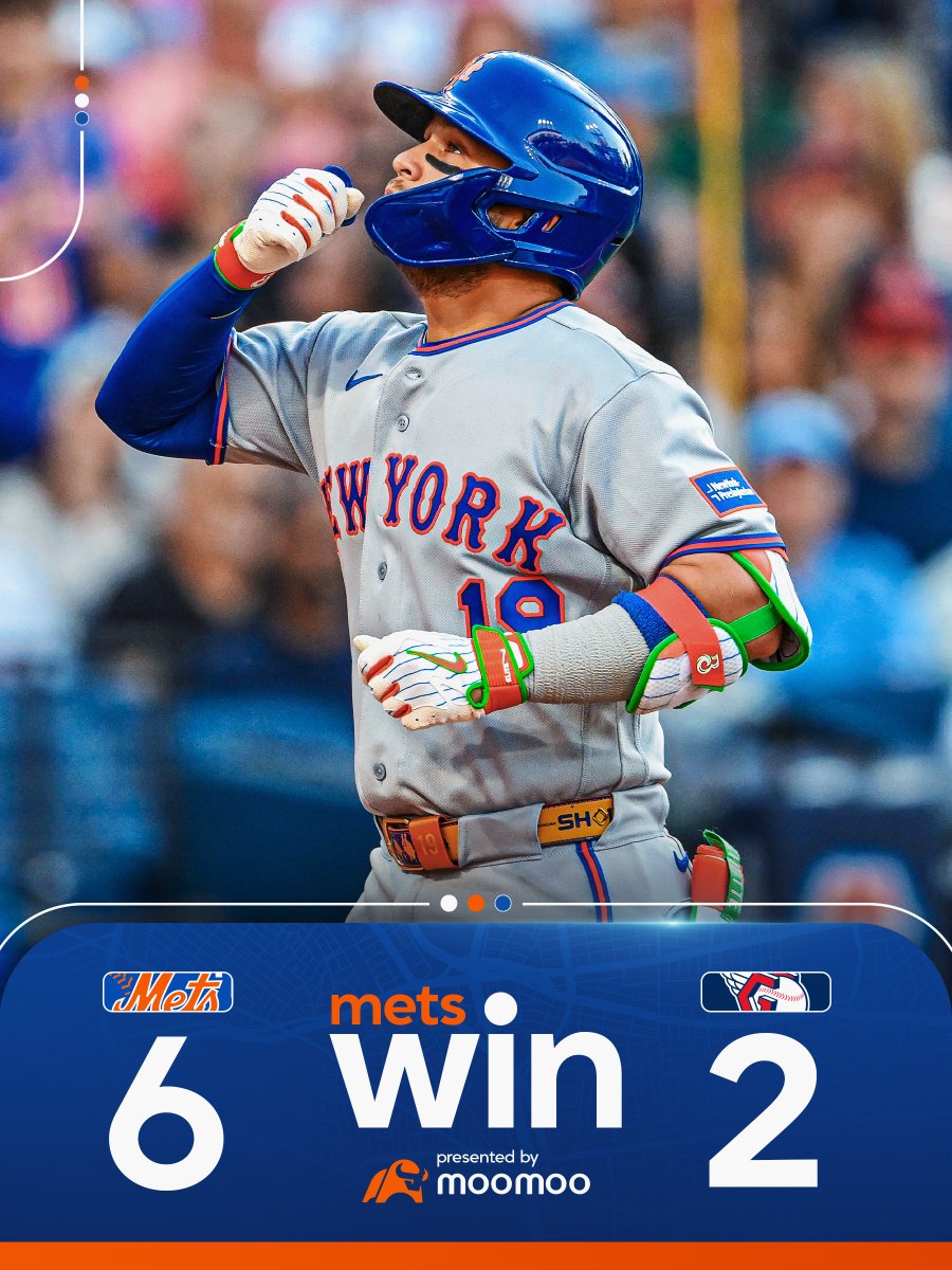 Mets's tweet photo. ✅ #MetsWin #LGM https://t.co/nHecZ5a1ML
