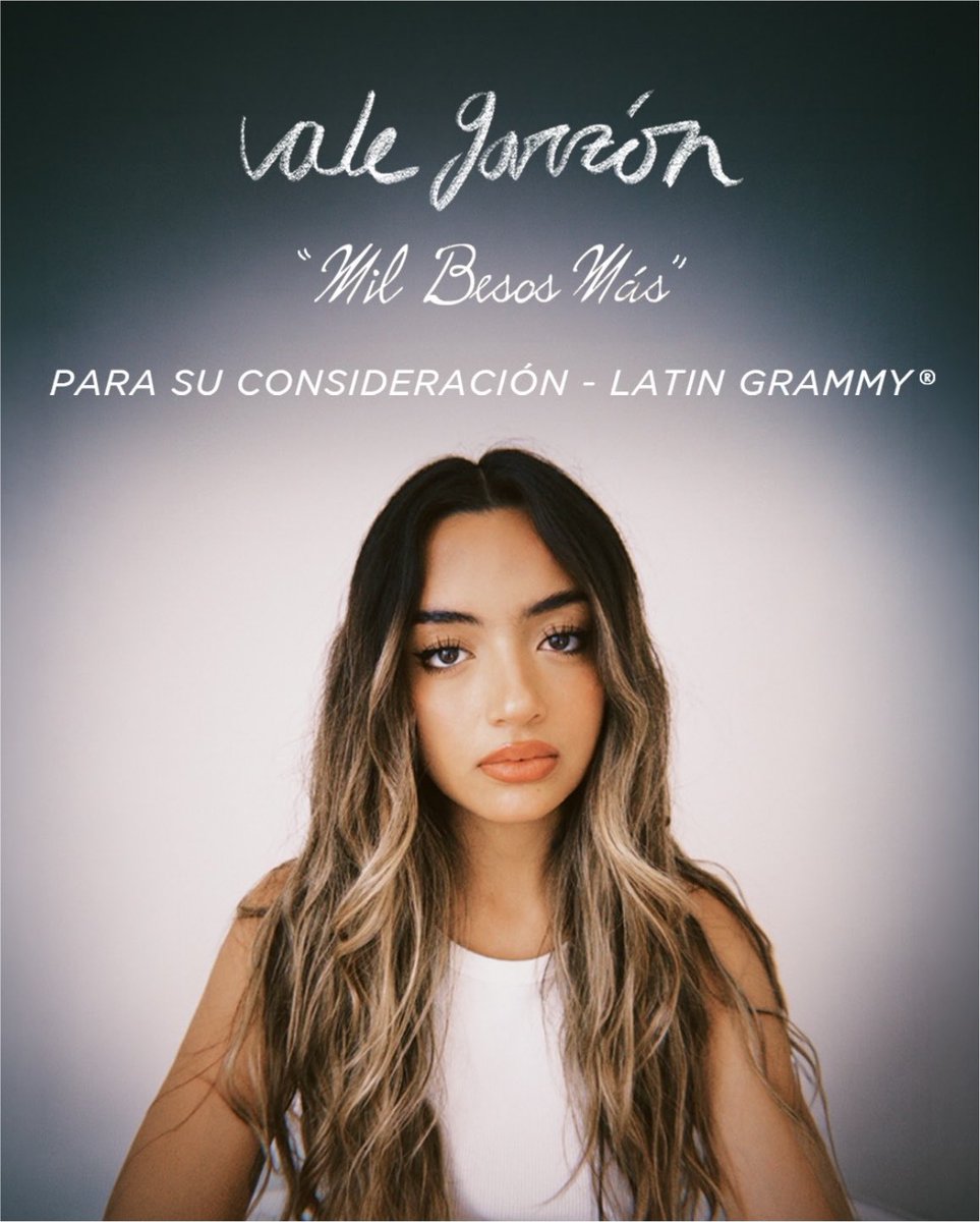 ValeGarzonNews's tweet photo. 🎥 | Vale Garzón en la publicación de mun_entertainment vía Instagram 
 " Para su consideración - Latin Grammy, valegarzon “Mil Besos Más” "

🔗 | https://t.co/awL0V2Sk4O https://t.co/2684LlQGRN