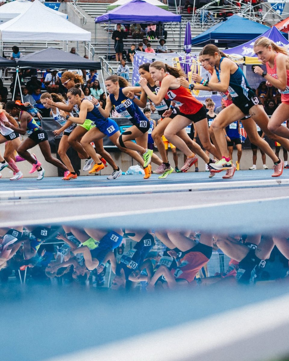 Youthrunner's tweet photo. A little rain couldn't stop these athletes from showing up and showing out at the AAU Junior Olympics on Tuesday in Des Monies, Iowa.
Photos #AAUTrackandField
#YouthRunner #TrackAndField #TrackNation https://t.co/wTqfMqvVZi