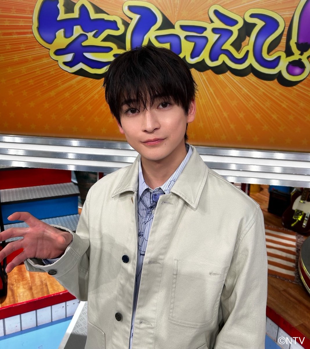 warakora_ntv's tweet photo. |◤#笑ってコラえて！
　8/8(土)よる7:56〜放送◢|

スタジオゲストに…
高橋文哉さんが登場⚽️

このあと 高橋さんからいただいた
｟収録後感想コメント｠アップします！

気になる方は @warakora_ntvをフォロー✔︎ https://t.co/jzgxztYIQT