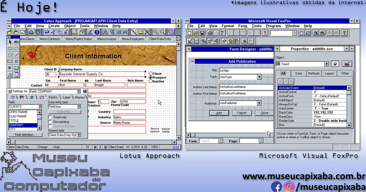 museucapixaba's tweet photo. É hoje! O dBase para Windows de 1994.

+em https://t.co/qFnHOiTYJ9

#MuseuCapixaba #mcc #éhoje #museu #tecnologia #retro #geek #ES #OnThisDay #dBASE #dBaseforWindows #AshtonTate #Vulcan #WayneRatliff #Borland #Arago #Database #DBMS #SGBD #BorlandParadox #LotusApproach #FoxPro https://t.co/yqwT2VUEex