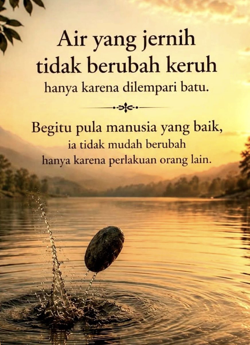 ReeNGaston's tweet photo. Jadilah air yg jernih ❤️ https://t.co/VTSZtqZe45