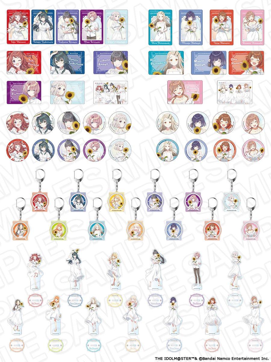 thechara_2014's tweet photo. 🛒#ザッキャラ 通販🛒
⋆｡‧˚ʚ ❀ ɞ˚‧｡⋆⋆｡‧˚ʚ ❀ ɞ˚‧｡⋆‧｡⋆‧
　　　学園アイドルマスター
🌻POPUP SHOP in 有楽町マルイ🌻
　　　事後通販が決定✨
‧｡⋆⋆｡‧˚ʚ ❀ ɞ˚‧｡⋆⋆｡‧˚ʚ ❀ ɞ˚‧｡⋆‧｡‧
📅8/5(水)18:00～8/19(水)23:59
ぜひチェックしてください💡
こちらから➡️https://t.co/xhkOtIDBaU　
※URLへは8/5(水)18:00以降アクセスいただけます。
※一部商品は数量限定となります。
#学マス