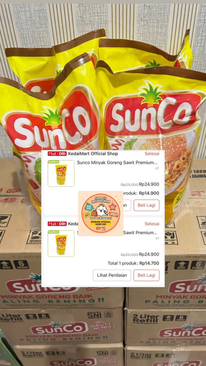 takasiimura's tweet photo. CURIGA SALURAN INI YG PUNYA ORANG DALAM 😭😭masaa semua info diskon harga dibawah pasar🫵🏻kan kalo gini bisa buka warungg🫣 https://t.co/Lfo8NN04qh