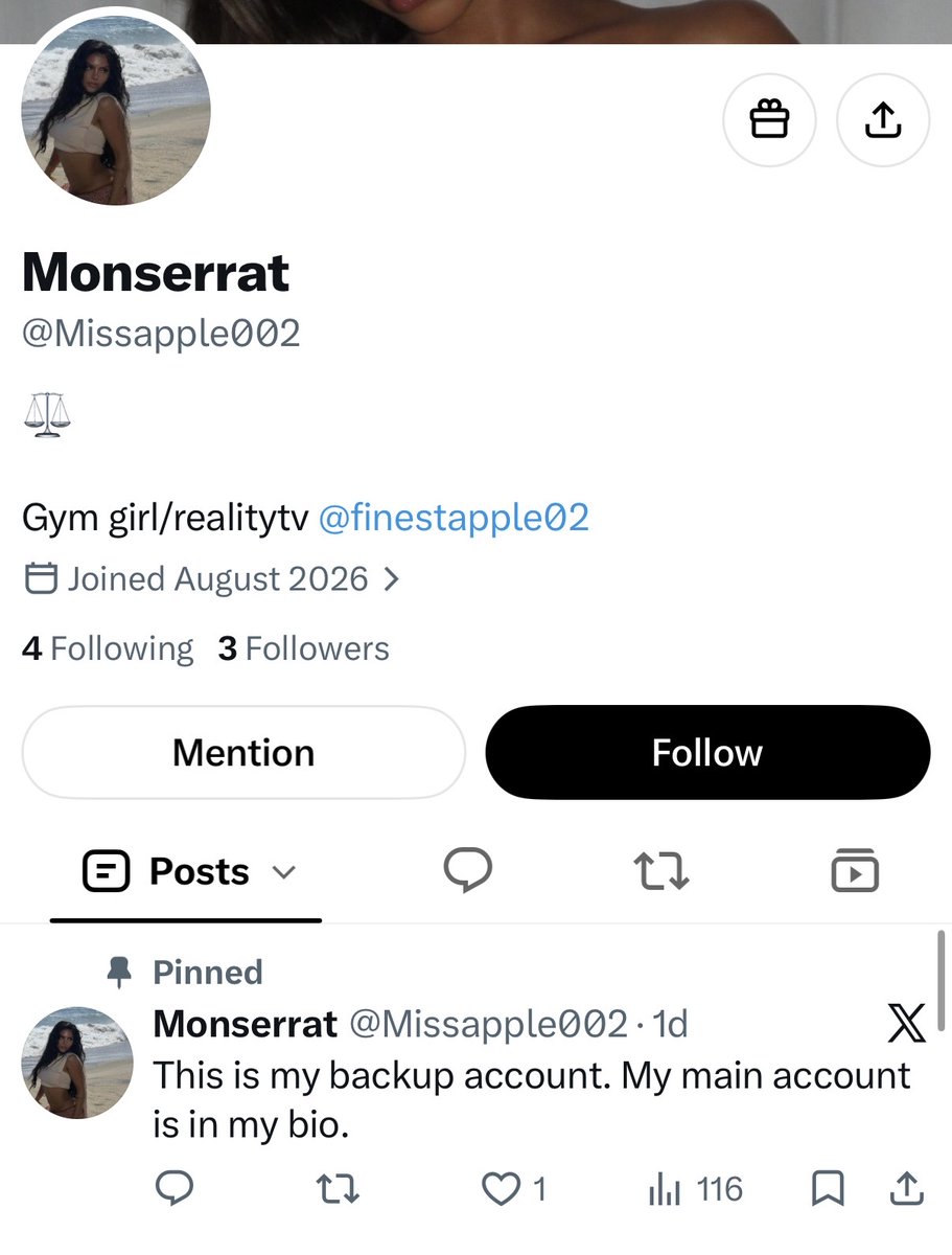TinyWordsHarm's tweet photo. A sustained pattern of conduct targeting Olandria needs to be documented.

Multiple accounts @Finestapple02, @Missapple002, @beyondhamdah, @Naaaaaadiiiine repeatedly use her name, appearance, family and fanbase for hostile engagement sometimes while promoting another former castmate.

This is about documented public conduct, not fandom disagreements. 🧵