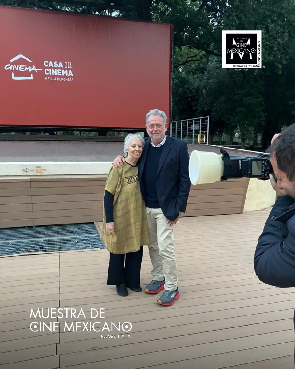 muestradecinemx's tweet photo. Grazie, cari Bertha Navarro e Guillermo Navarro, per aver fatto parte di questa iniziativa e per aver arricchito la nostra Mostra con il vostro talento, la vostra generosità e il vostro straordinario contributo al cinema.

@CRomoPelayo https://t.co/yY0c5qmdEn