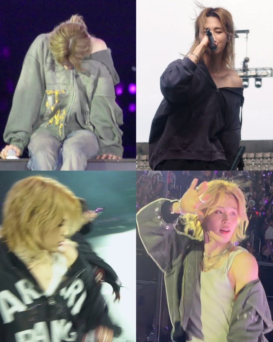 jmnmusee's tweet photo. i don't think anyone owns the "natural blonde + off-the-shoulder jacket" aesthetic the way park jimin does. https://t.co/IQp4repcBt
