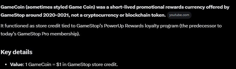 johnsmithxouy's tweet photo. gamestop made a currency???
https://t.co/4KP3WXbRCg https://t.co/S22SM3T6FG