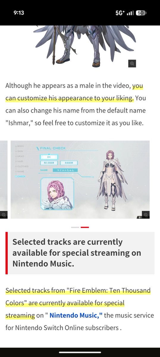 Minty238's tweet photo. Eshmael having the return of character customization... If some right they could low-key be good. https://t.co/9ZSLAVIIOp