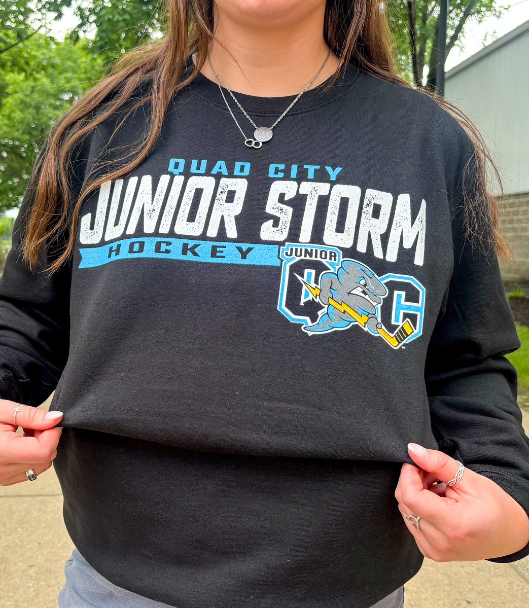 QuadCityStorm's tweet photo. 🗣JUNIOR STORM SWAG HAS ARRIVED

You can get your Junior Storm merchandise at The River's Edge this Saturday from 12PM-4PM or place your preorder now and pick up your Junior Storm merchandise in store this weekend👀👇

🛍️ https://t.co/ijSlj4DvZ6

#TakeCover https://t.co/elWfSbZJaU