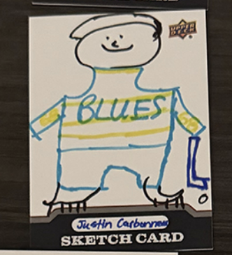 StLouisBlues's tweet photo. uhhhh @JustinCarbonne3 what's going on here https://t.co/P8LDjNDwFD