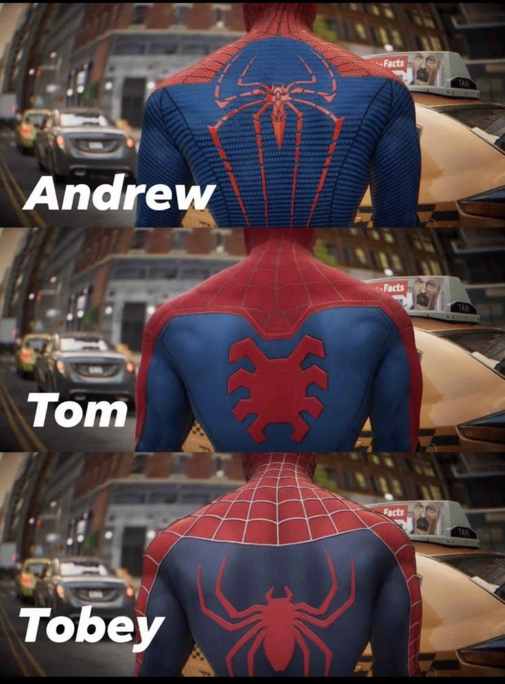movie4all9ja's tweet photo. Choose your Spiderman https://t.co/rerloF6jwd
