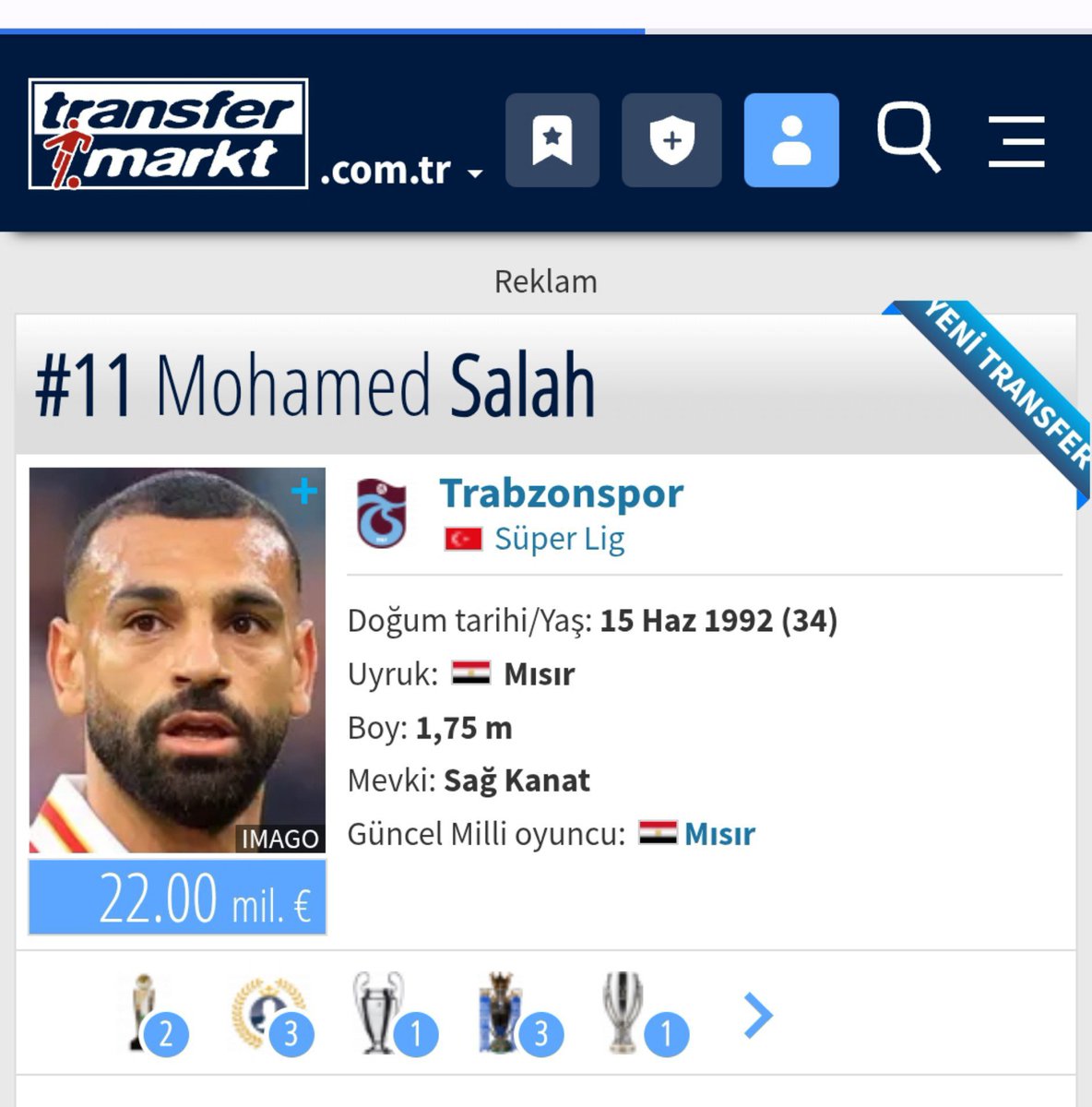 caylawyu's tweet photo. Hayırlı olsun
#Salah #Trabzonspor https://t.co/TvUWrXRq8k