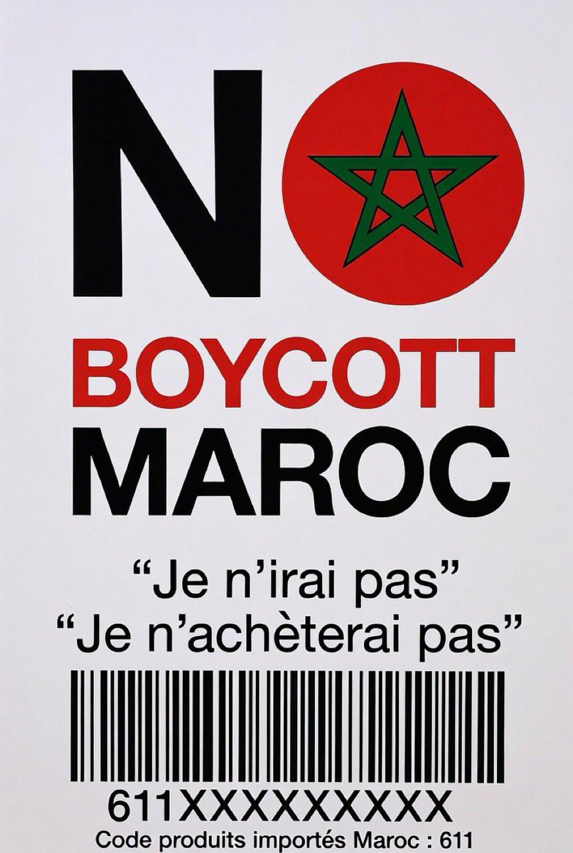 MouloudiaDZ3's tweet photo. Boycott #Maroc https://t.co/tu6jVvOJGO