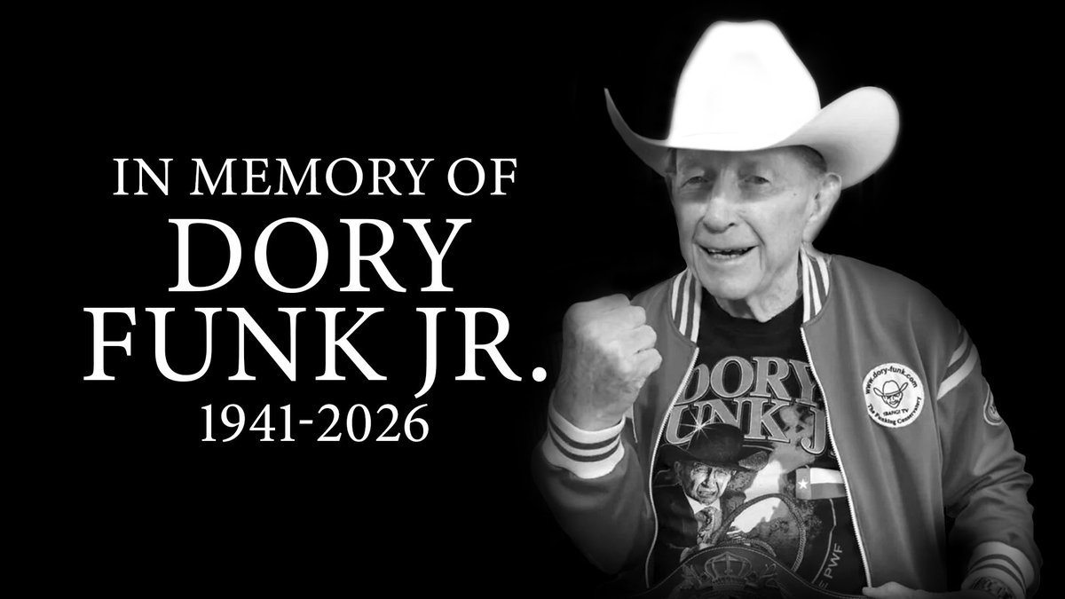 ThisIsTNA's tweet photo. We are deeply saddened to learn of the passing of the legendary Dory Funk Jr., who was involved with many of TNA's early events including our very first event in 2002. We offer our sincere condolences to his fans, friends, and family. https://t.co/tQ0LtvQT1r