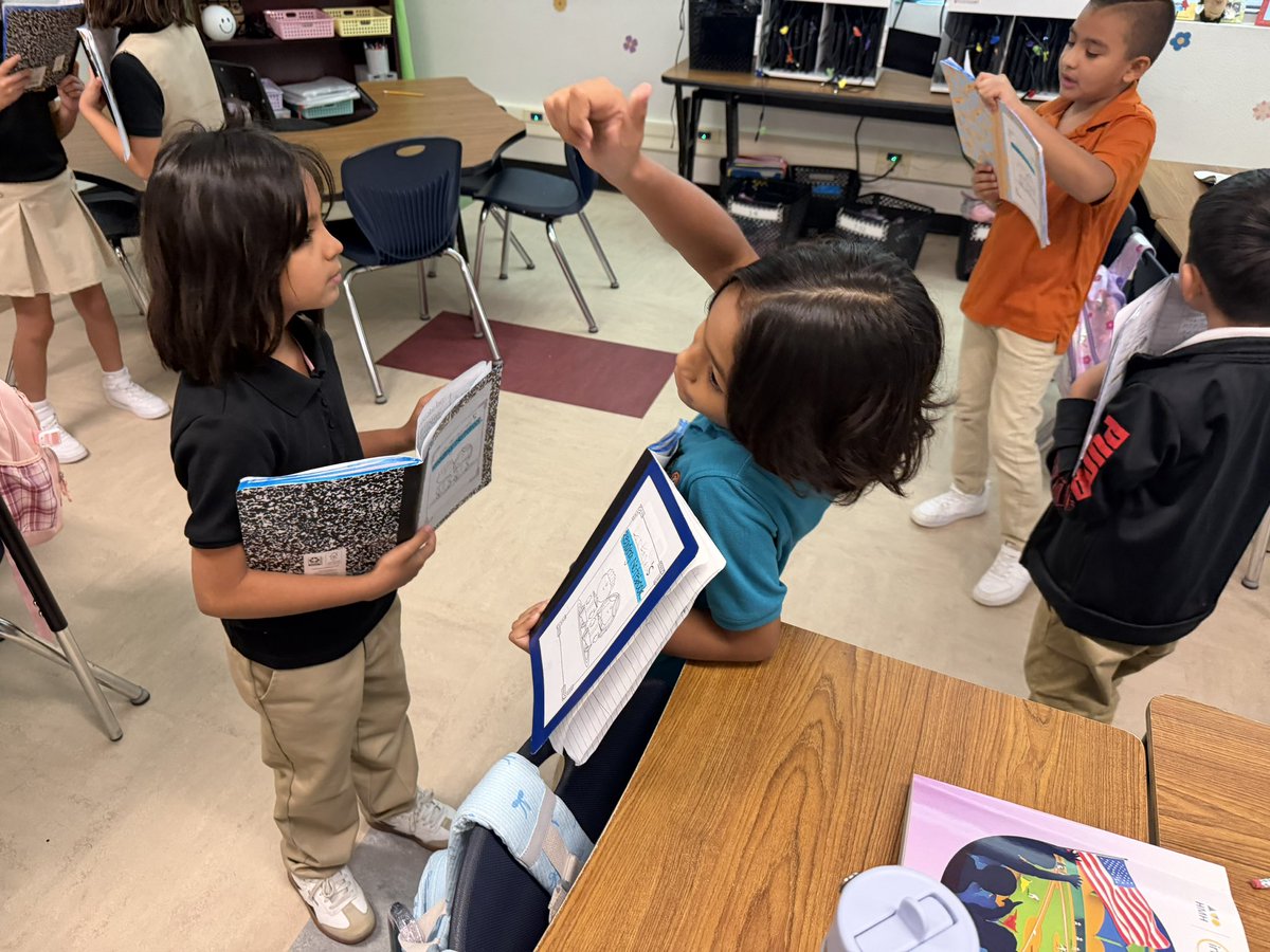 LClemente_BES's tweet photo. Ms. Quian’s class was sharing their text to self connections for the text, Marisol McDonald Doesn’t Match 🧡💙
#RaceToExcellence https://t.co/vOgKBKrH6C
