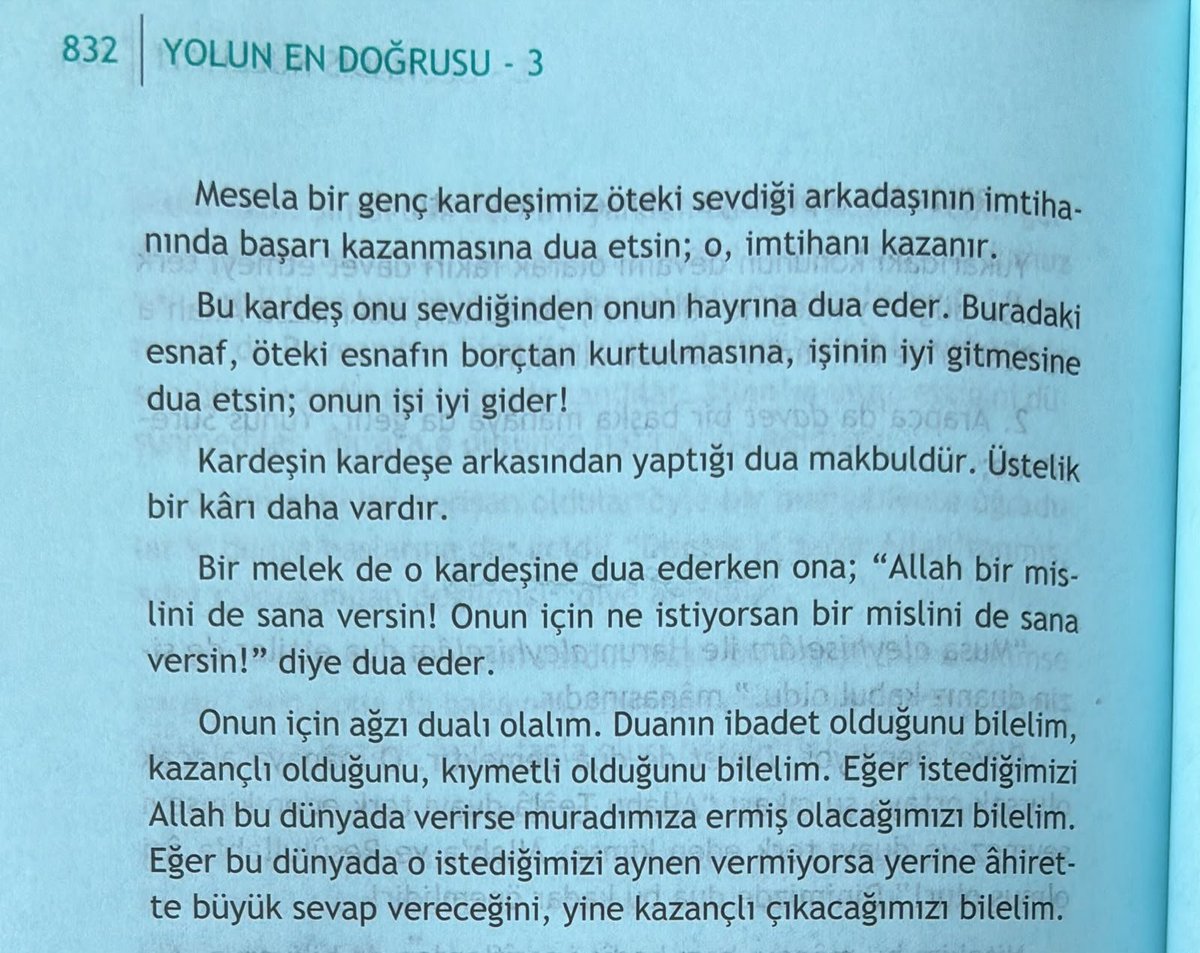 Uveysitrade's tweet photo. "Onun için ağzı dualı olalım. Duanın ibadet olduğunu bilelim, kazançlı olduğunu, kıymetli olduğunu bilelim. Eğer istediğimizi Allah bu dünyada verirse muradımıza ermiş olacağımızı bilelim." https://t.co/3lg6y4I2y8