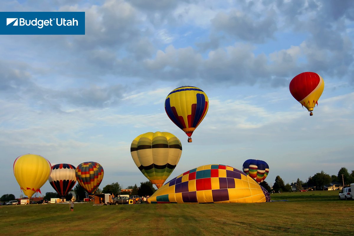 budgetutah's tweet photo. Get ready for the @sandycityutah 19th Annual Hot Air Balloon Festival this weekend! Bring the family and enjoy the balloon launches, food trucks, and more! 
https://t.co/nXQn1zC1yI
#SandyCity #HotAirBalloonFest https://t.co/ogcCozCQUb