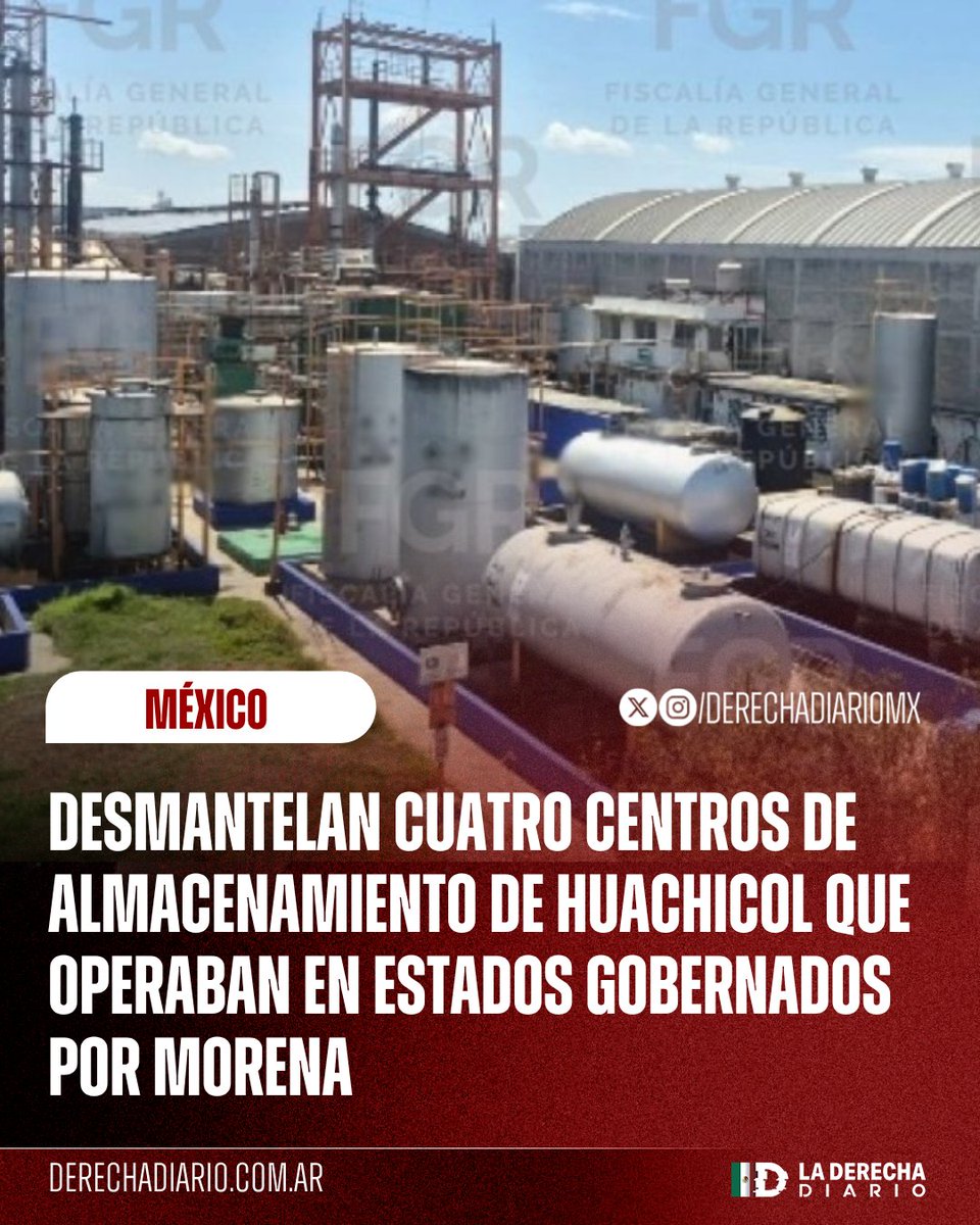 DerechaDiarioMX's tweet photo. 🚨🇲🇽 | EL HUACHICOL FLORECIÓ CON MORENA: La FGR desmanteló cuatro centros de procesamiento y almacenamiento del huachicol en San Luis Potosí, Hidalgo y Morelos, estados gobernados por morenistas. https://t.co/Nx7YfjtxIt
