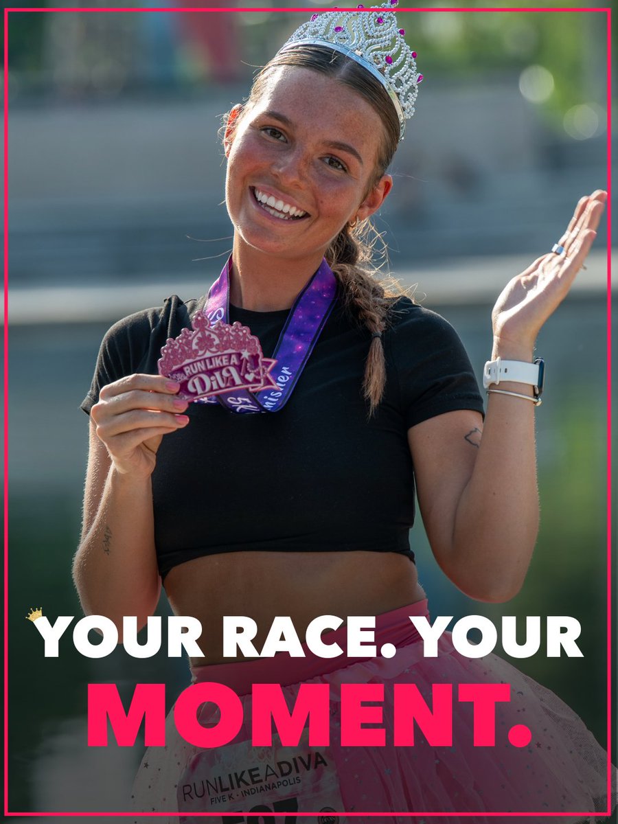 runlikeadiva's tweet photo. ✨ This is your race. Your pace. Your moment. 👑💖

Grab your tiara, gather your besties, and make memories you'll never forget.

💗 Register today at https://t.co/zo8Hr6np1y and claim your spot at the starting line before it's gone! #RunLikeADiva https://t.co/iYxYu8dWND