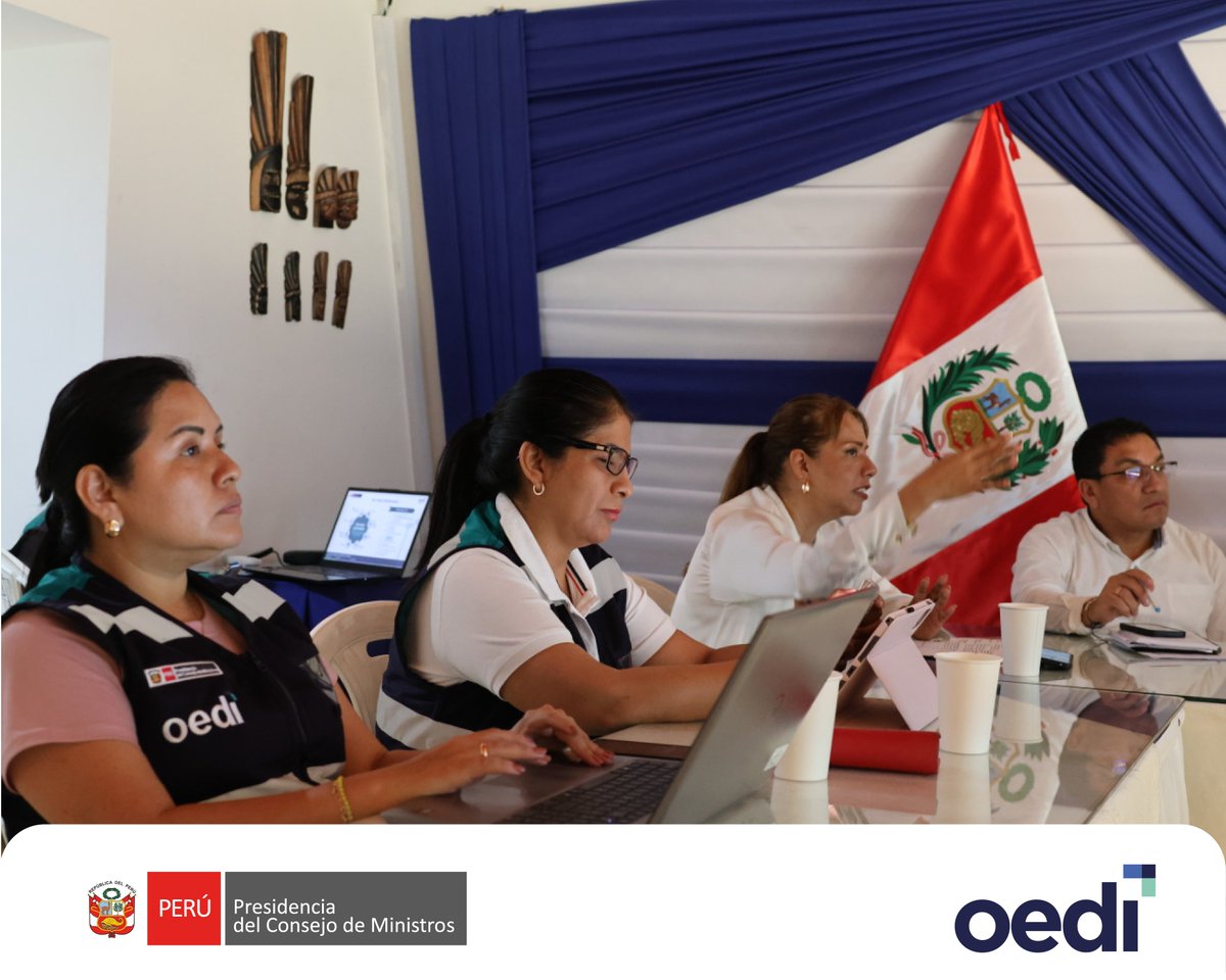oediperu's tweet photo. 📍 El OEDI sostiene una reunión de trabajo con las autoridades de la Municipalidad Provincial de Maynas, donde presenta los beneficios de sus servicios para fortalecer la inversión pública. (1/2) https://t.co/q6V9LA408U
