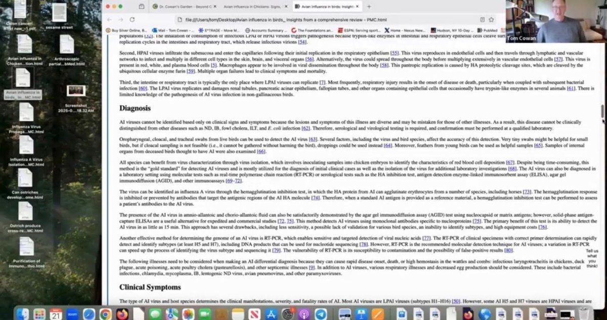 psychealchemy's tweet photo. Listen to this on repeat and begin to understand the manipulation of the scientific method to manufacture “avian flu”.
#birdflu #plandemic #birdsrights #animalwelfare
#drtomcowan
Another look at the Avian Bird Flu + Ostriches culling 5/21/25
https://t.co/k6IVSLaCdN https://t.co/VTW8Z1TA2r