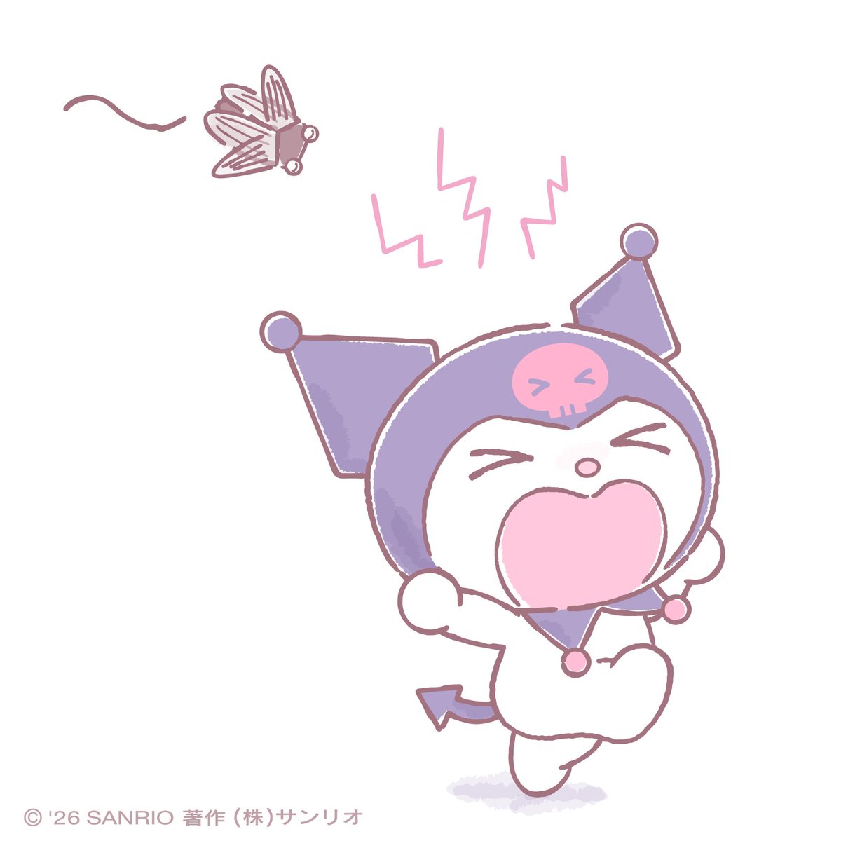 kuromi_project's tweet photo. わ～～！せみ！！ https://t.co/bGD6kq8V8g