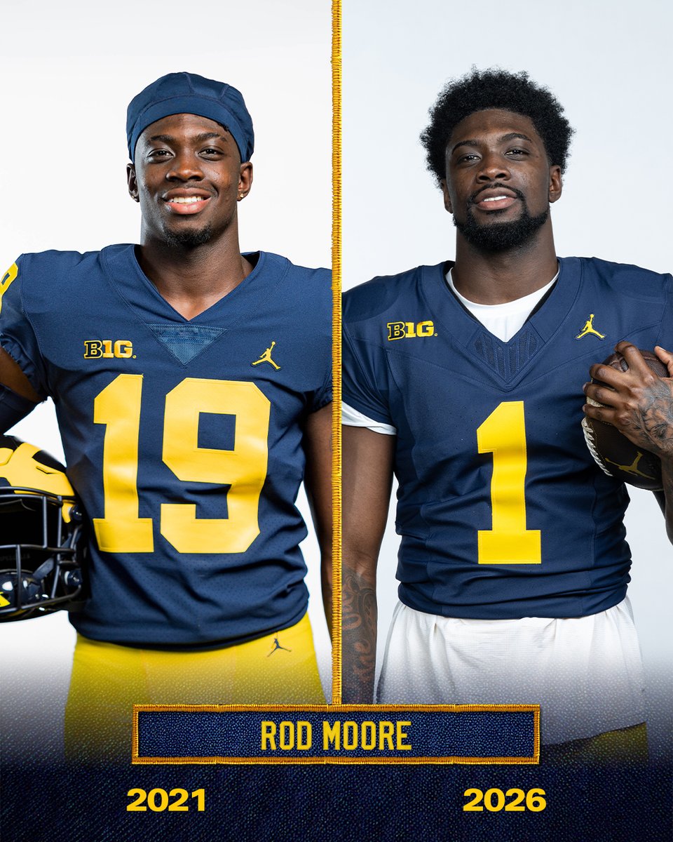 UMichFootball's tweet photo. Where did the time go? 🥹 https://t.co/H6AUumEOnY