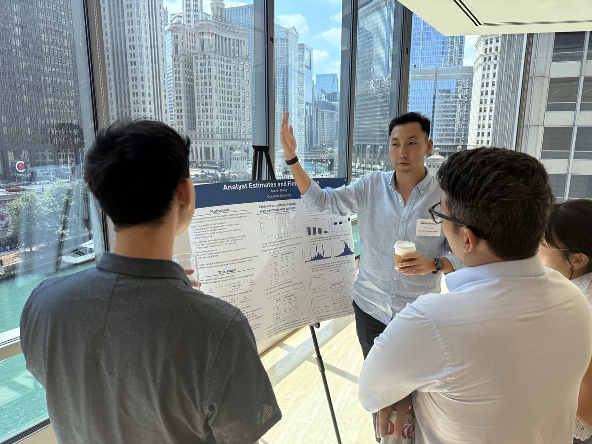 MFRProgram's tweet photo. More Poster Session presentations today by @mpaillacar23 (UCL), Tom Rutter (Stanford), Sadiq Salimi Rad (CMU), Judy Yue (UChicago), and Steven Zheng (Columbia). #MFRSummerSession #MacroFinance #EconTwitter https://t.co/an6r7mgxNq