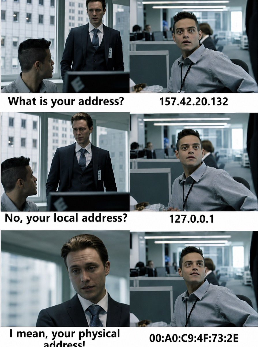 Programmers really have a different definition of “address.” 😂