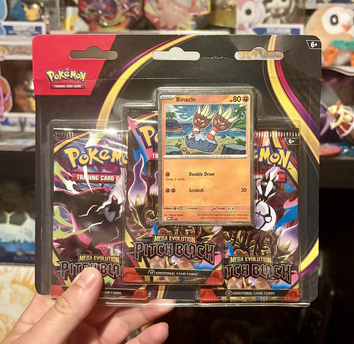 parkyspokestop's tweet photo. ⭐️POKEMON GIVEAWAY⭐️

@TheDudeTCG and I want to bring you guys another sick givvy 🔥 Winner will receive a Pitch Black 3 pack 🫶

To enter:
-Follow @TheDudeTCG and @parkyspokestop➕
-Like ❤️
-Repost ♻️
-Optional: Tag a friend!

Winner drawn 8/11 :) https://t.co/yPfXCRZsU1