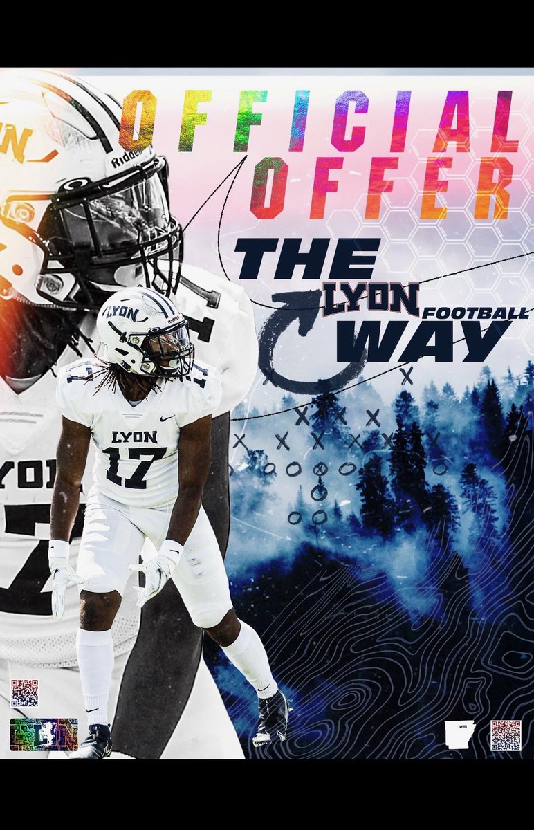 hunter_che62706's tweet photo. After a great conversation with @LyonHBC and @Xavierlong10 I’m blessed to say I have received my first official football offer from Lyon College. Can’t wait to see what’s next. https://t.co/3bCclkjRLt