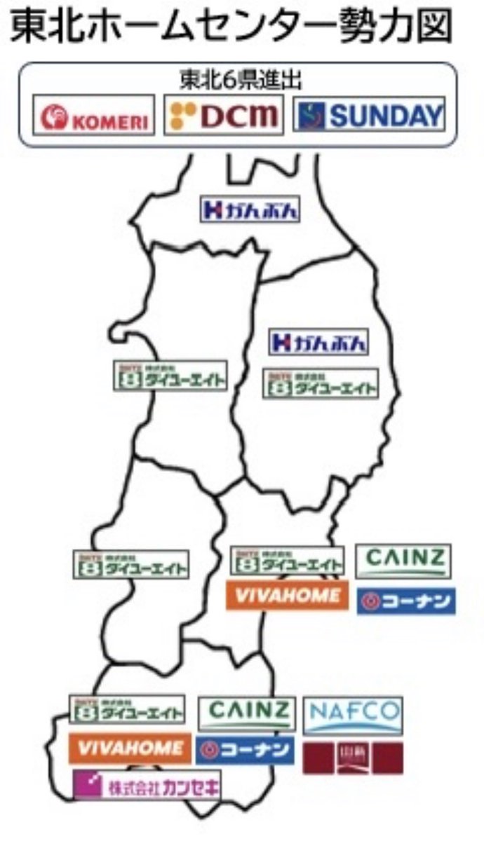 yutmomaizly's tweet photo. 【福島民　ホームセン　選び放題！】

福島県は宮城県よりも圧倒的に種類が豊富
庭いじり日曜大工好きが多いのかな？
雪の少なさとの相関、そして北関東から
#福島　#宮城　#ホームセンター　#山新 https://t.co/ezpGvEJjo6