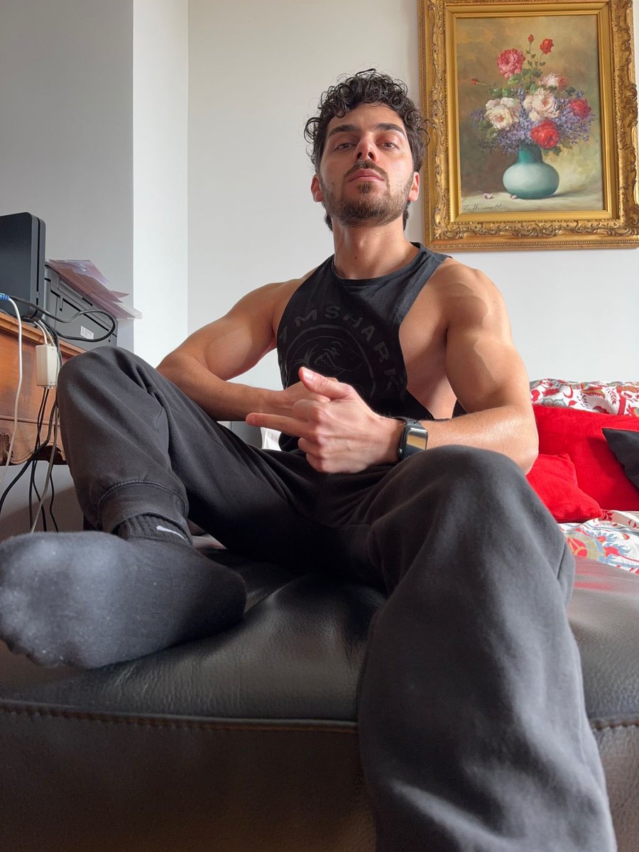 HoodedFootSub's tweet photo. Who’s ready to watch @alphagodale crush and destroy me under those thick, sweaty socked feet?

Drop in the comments exactly what you want him to do to me… https://t.co/p4MBzpyVhd