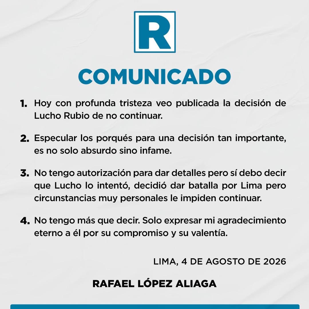 rlopezaliaga1's tweet photo. https://t.co/Fi69rp8k0C
