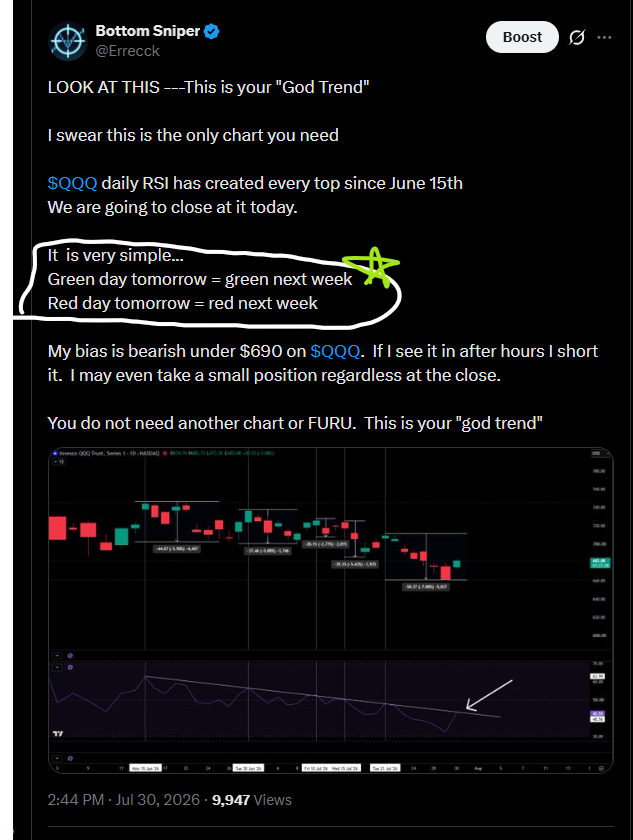 Errecck's tweet photo. @Marketmechanic0 You're an angry little one.  

I gave a warning of chart history. it blew right past it with no concern.  

invalidated it in first 10 min of trading day.  EZ bias to stay long.

https://t.co/A9TbMnD4bg

https://t.co/LmdjPapkGc https://t.co/nJIUtl97Bh