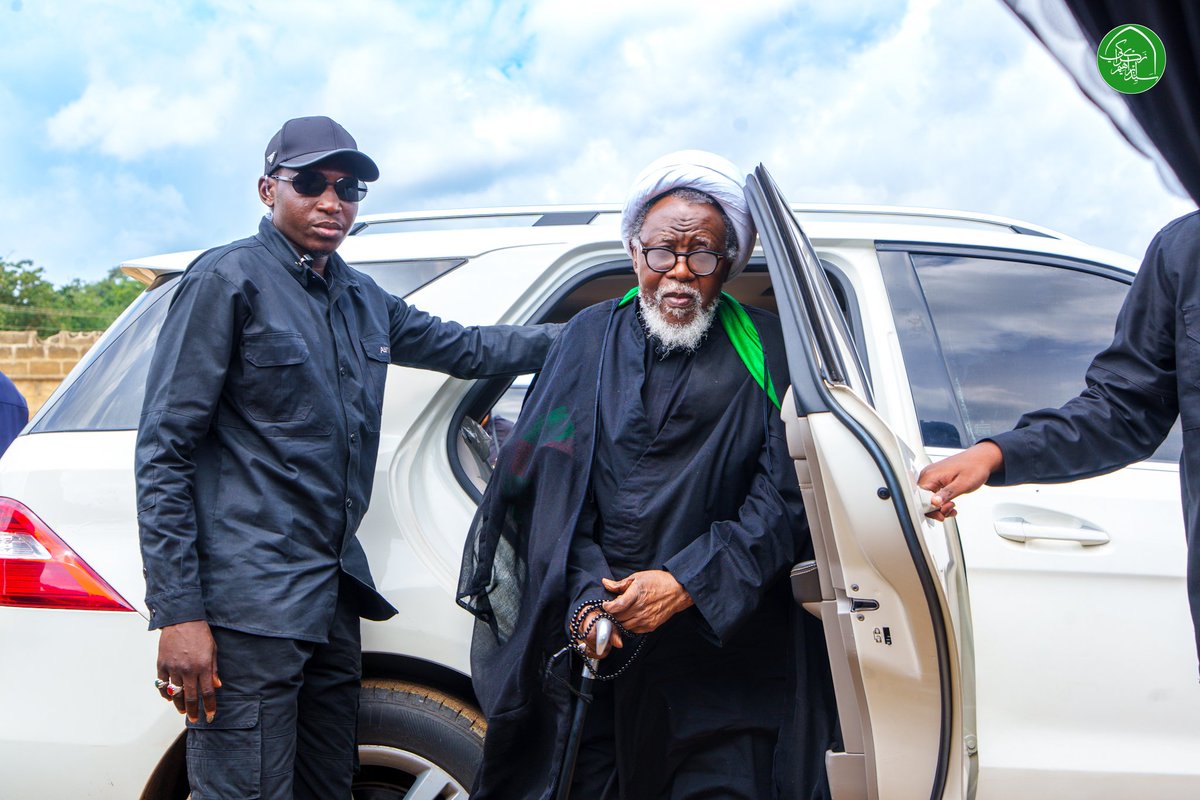 SZakzakyOffice's tweet photo. The Islamic Movement marked the annual Arba'een Symbolic Mourning Trek.

The leader, Sheikh Ibraheem Zakzaky (H), delivered the closing speech, marking the end of the annual Arba'een Symbolic Mourning Trek, which commemorates the 40th day after the martyrdom of Imam Hussain (AS), his family members, and his companions on the plains of Karbala in 61 AH (After Hijrah).