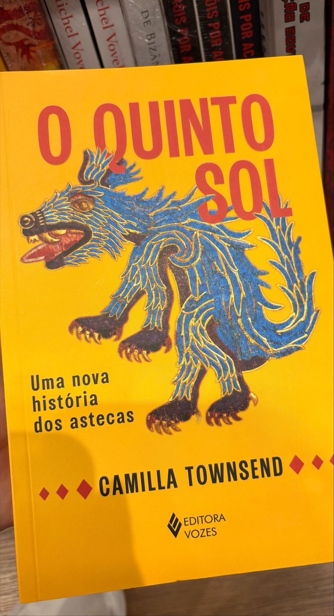 precolombismos's tweet photo. lembrando que “o quinto Sol” da incrível Camilla Townsend recentemente foi traduzido pro português pela editora Vozes e ta bem facinho de achar em qualquer livraria.

Não tem mais desculpas pra continuar reproduzindo os mesmos discursos obsoletos sobre os astecas mais !!! :) https://t.co/WwzXaKVhGp