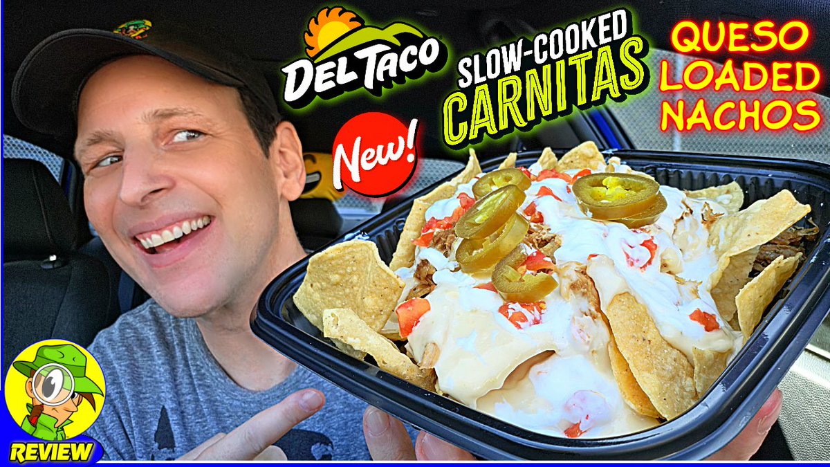 peepthisout's tweet photo. Del Taco® Carnitas Queso Loaded Nachos Review 🌅🐖🧀 BEST Fast Food Nachos?! 🤔 Peep THIS Out! 🕵️‍♂️
https://t.co/L0PS0r2wU3
#DelTaco #Carnitas #Queso #LoadedNachos #FoodReview #FastFood #QuesoBlanco #DelYeah #PeepTHISOut #StayFrosty @DelTaco @MENACE @MashedHQ @localish https://t.co/iuBs6PywT6