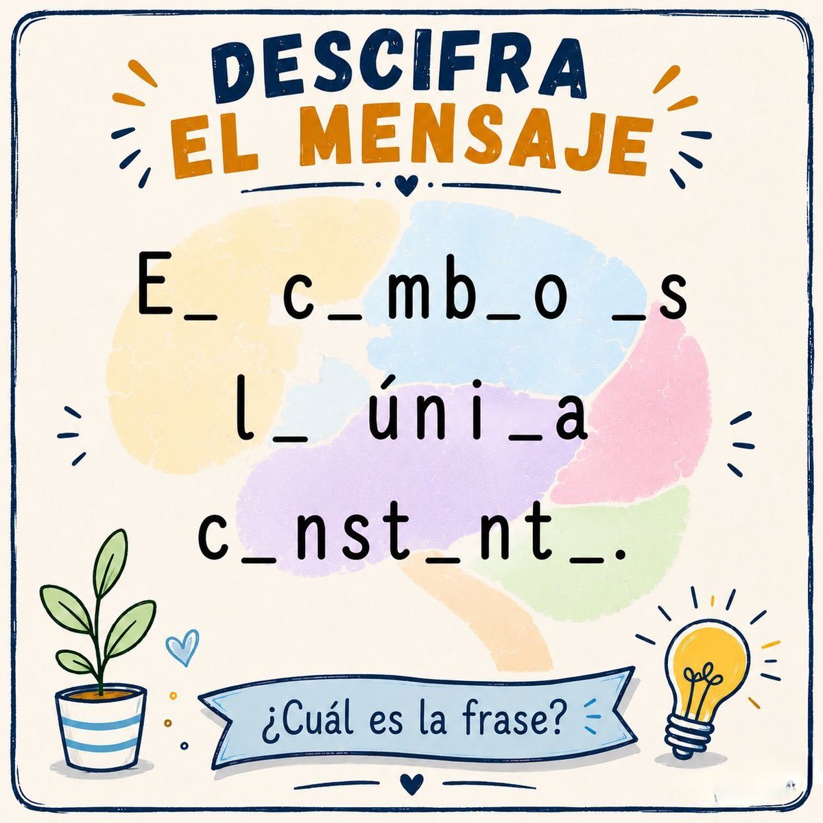 kitty1393859's tweet photo. Que mensaje eres capaz de descifrar? https://t.co/UIG0tvjbpz