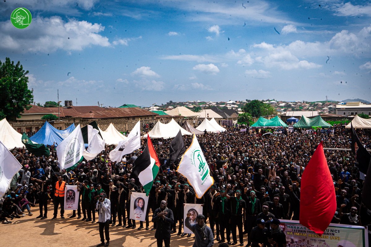SZakzakyOffice's tweet photo. The leader emphasized the message embodied in the struggle of Imam Hussain (AS): "It is better to be martyred than to surrender to injustice." The Sheikh added that success lies with the followers of Imam Hussain (AS), whose path is the path of Imam Ali (AS), the Messenger of Allah (S), and the Awaited Imam Mahdi (AJ).