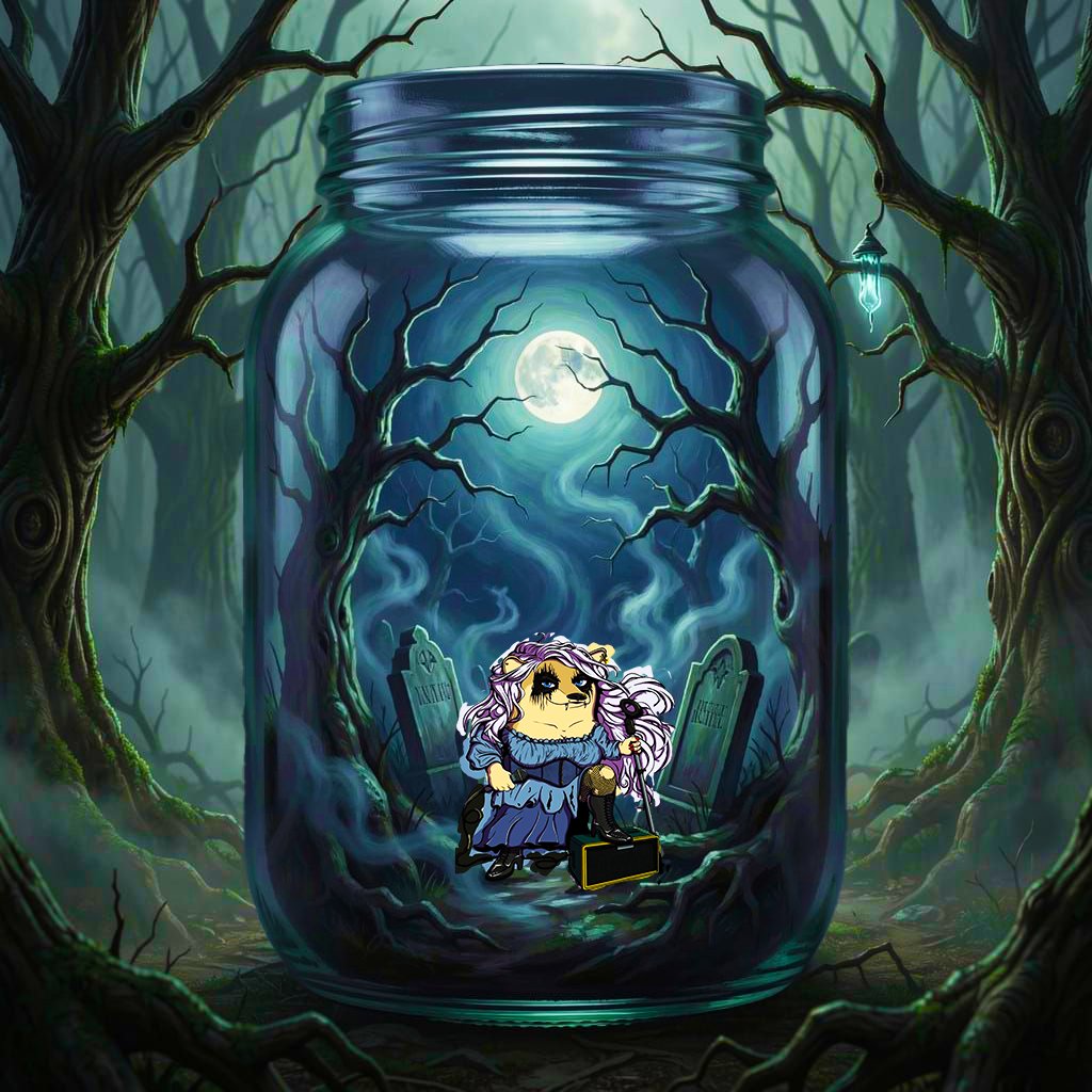 veeencooo's tweet photo. Dark and spooky delivery for @Sylindria 💙💛
Dark fantasy jar 🖤 https://t.co/F5PCFb2ePI