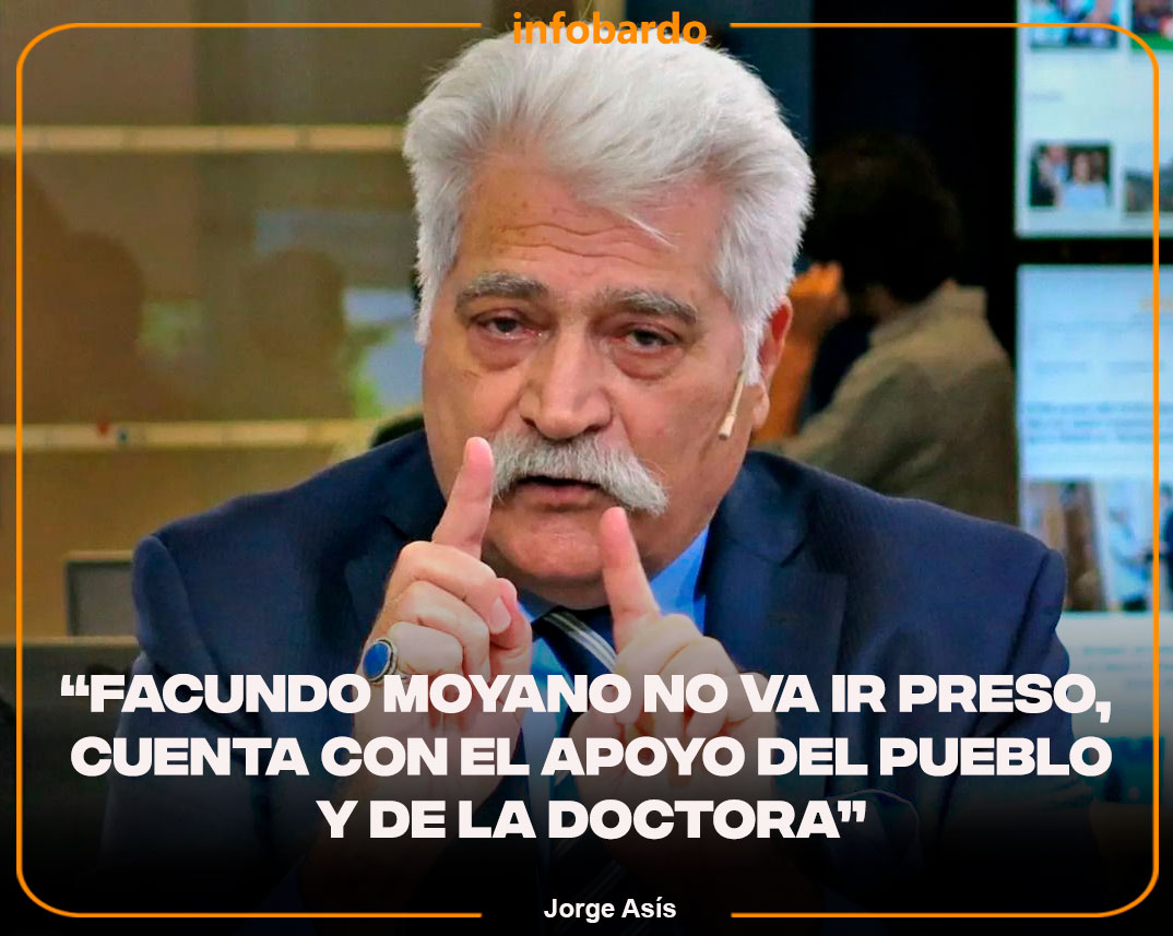 Gus_HL2's tweet photo. Jorge Asís - “FACUNDO MOYANO NO VA IR PRESO, CUENTA CON EL APOYO DEL PUEBLO Y DE LA DOCTORA” https://t.co/HTCdt8fx1A
