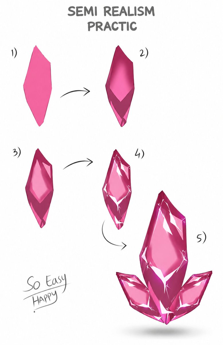 FormSketch_'s tweet photo. A few layers of light and shadow can turn a simple shape into a polished crystal ✨ https://t.co/fMpQpNmLTX