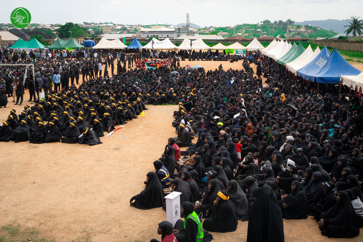 SZakzakyOffice's tweet photo. The leader cited the Islamic Republic of Iran as an example, explaining how it has embraced the teachings of Imam Hussain (AS) and the successes it has achieved through adopting those principles. He also criticised Nigerian politicians for their ineptitude, accusing them of treading a path similar to that of Yazid.