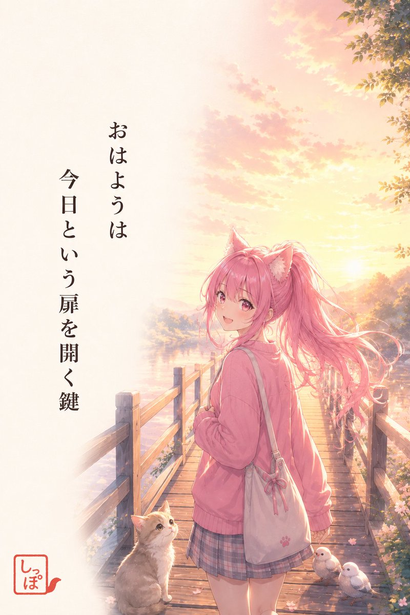 しっぽさんにとっても素晴らしい水曜日になります様に❗️