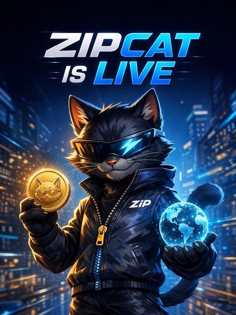 justemily4u's tweet photo. ZIPCAT is live!! 😺🐾🚀

#ZIPCAT #web3 #CryptoTrybe #memecoins https://t.co/iCNTscI9pP