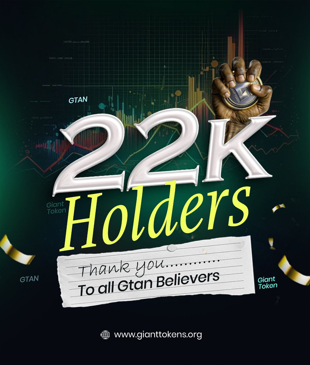 modebemick's tweet photo. Have you heard of slow and steady locomotion...?
That's what I see in Giant Token project. A very solid project building and changing lives with its utility strength... Check it out if you can @GiantToken 
A visual message I created for #Gtan holders notification 💫🪔💡 https://t.co/NwgRLrPhNf